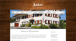 Desktop Screenshot of anker-sutz.ch